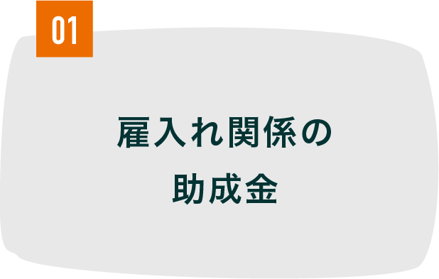 雇入れ関係の助成金